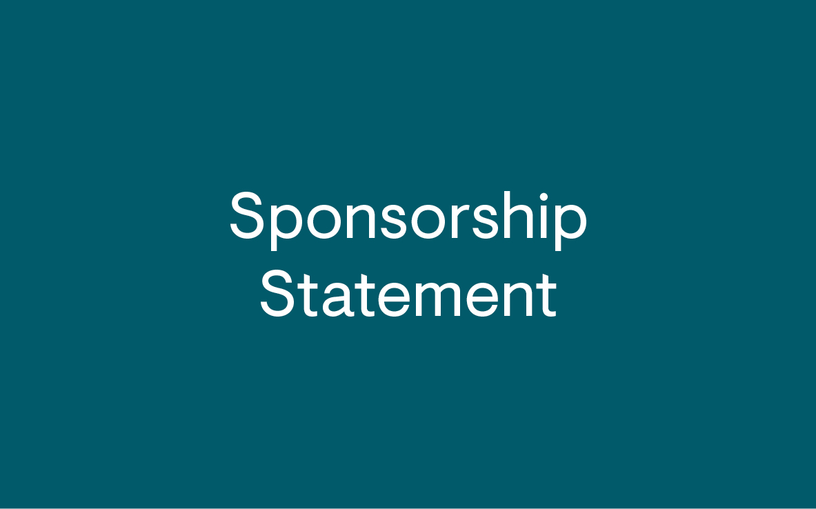 Sponsorship Statement